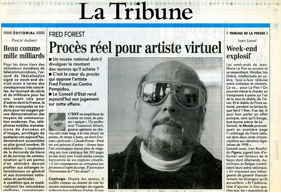 1998  Beaubourg mis en cause - La Tribune