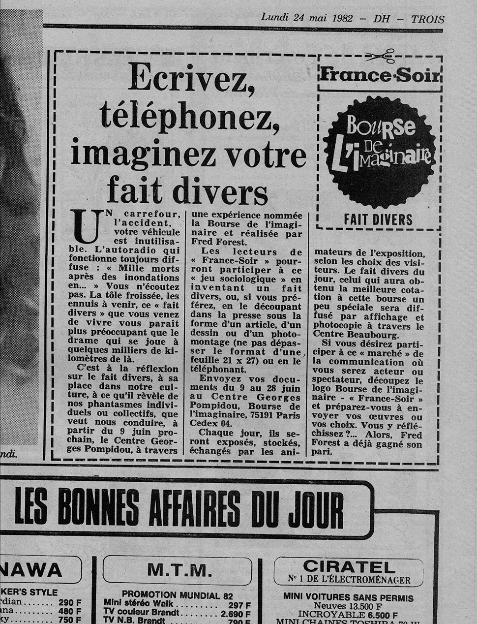 1982 Bourse de l'imaginaire France Soir